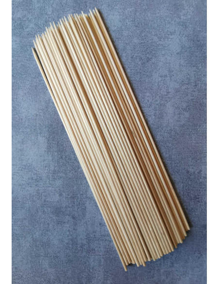 Špejle dřevěné hrocené